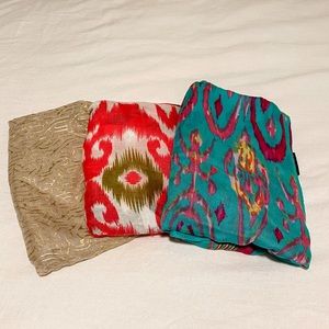 Set of 3 Stella & Dot Scarves